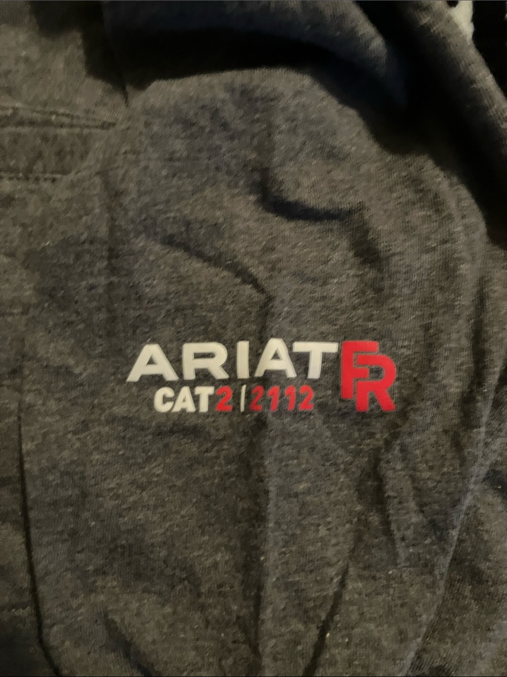 Ariat Men's Long Sleeve Charcoal Henley with Chest Pocket